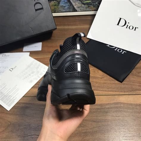 dior trainer in black technical knit|Designer Sneakers for Women .